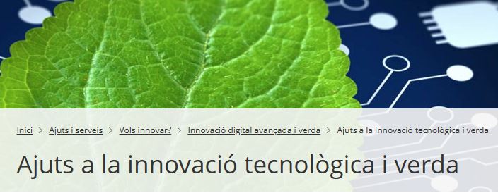 Fins al 22 de juliol | Ajuts a projectes d’innovació tecnològica per a pimes